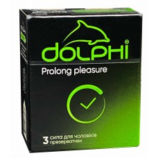 Condoms Dolphi Prolong Pleasure 3 pcs