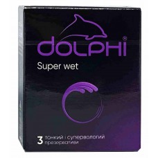 Condoms Dolphi Super Wet 3 pcs