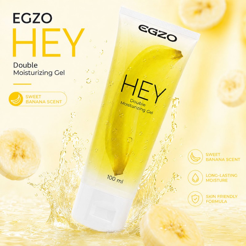 Анальний гель EGZO HEY 100 мл - зі смаком банана — фото 2