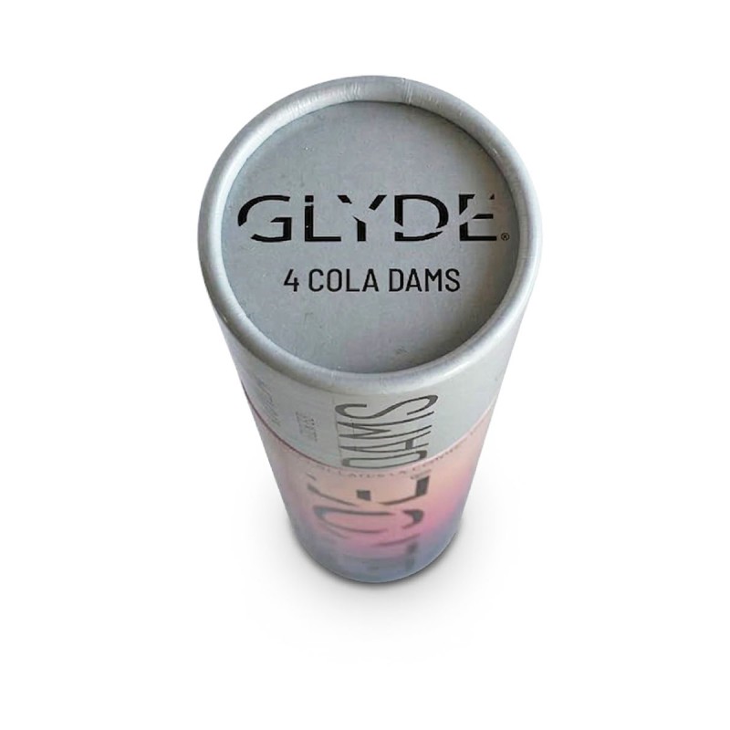 Latex dental dams Oral Dams GLYDE Black Cola 4 pcs — photo 3