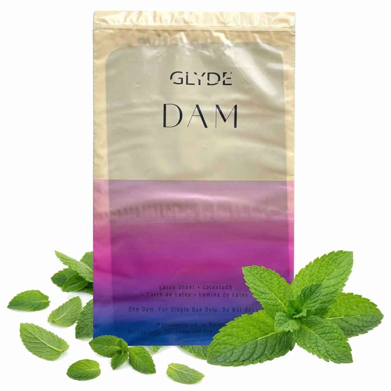 Latex dental dams Oral Dams GLYDE Green Mint 4 pcs — photo 2