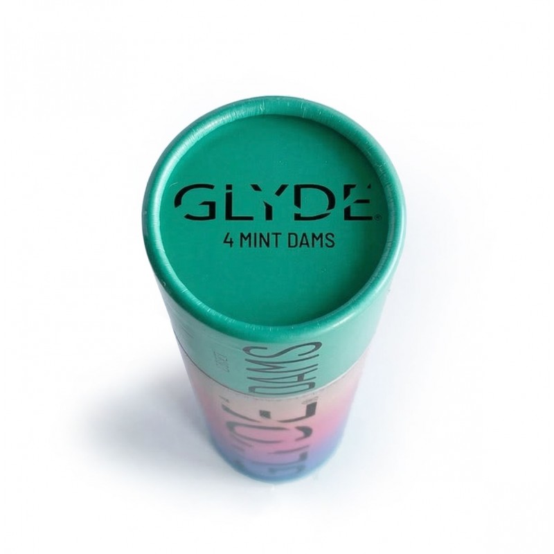 Latex dental dams Oral Dams GLYDE Green Mint 4 pcs — photo 3