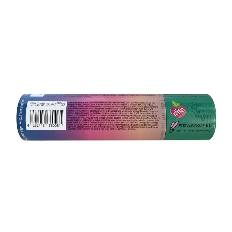 Latex dental dams Oral Dams GLYDE Green Mint 4 pcs — photo 6