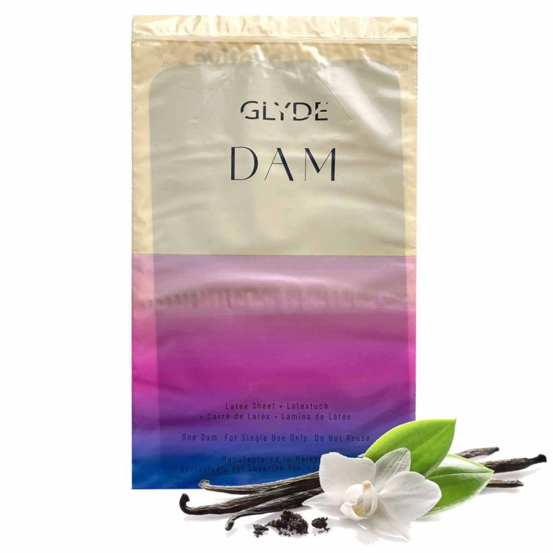 Latex dental dams Oral Dams GLYDE Creme Vanilla 4 pcs — photo 2