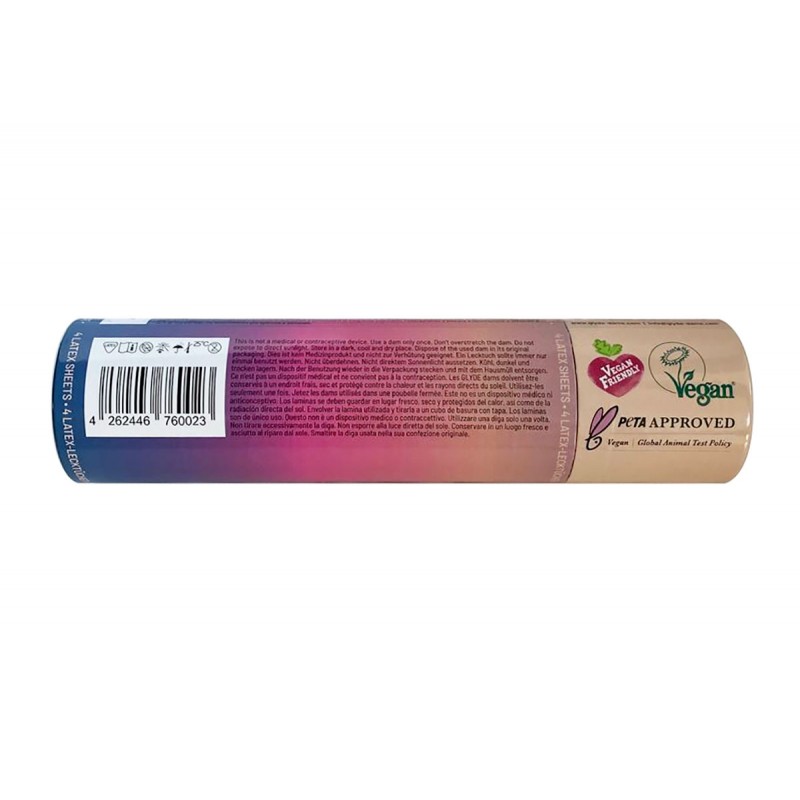 Latex dental dams Oral Dams GLYDE Creme Vanilla 4 pcs — photo 6