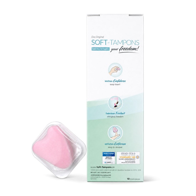 Tampony JoyDivision Soft-Tampons Normal 10 szt (Opakowanie zewnętrzne pogniecione) — photo 6