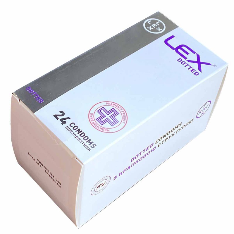 Condoms LEX Dotted 24 pcs — photo 2