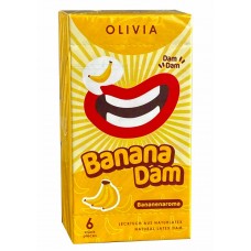 Латексні серветки Olivia Oral Dams Banana 6шт банан
