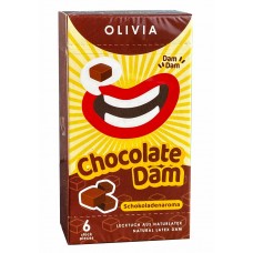 Латексні серветки Olivia Oral Dams Chocolate 6шт шоколад