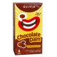 Latex dental dams Olivia Oral Dams Chocolate 6 pcs chocolate