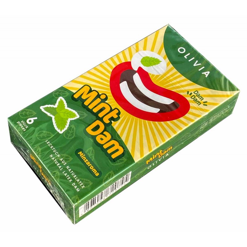 Latex dental dams Olivia Oral Dams Mint 6 pcs mint — photo 3