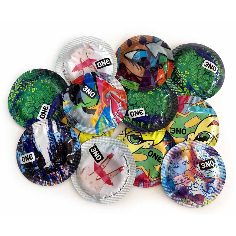 Condoms ONE Pleasure Plus 12 pcs (double pleasure) — photo 5