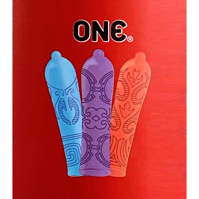 Текстуровані презервативи ONE Tattoo Touch 12шт (тату-дизайн) — фото 7