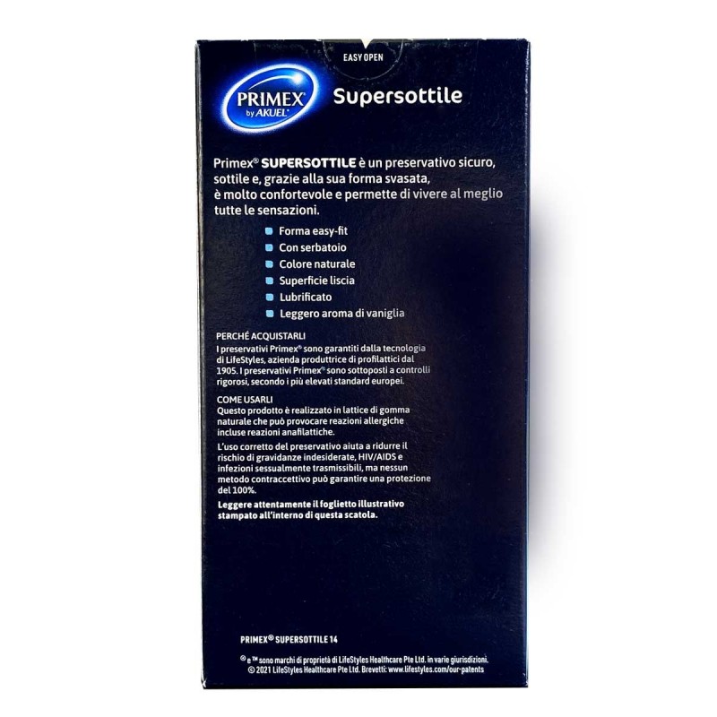 Презервативи PRIMEX Supersottile 14шт (Термін придатності до 04.2027) — фото 2