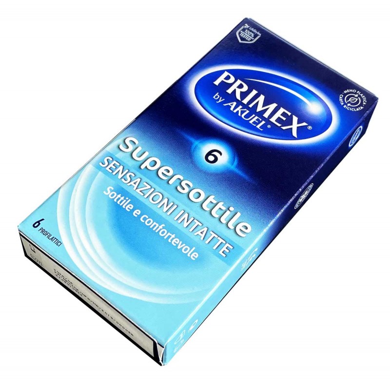 Condoms PRIMEX Supersottile 6 pcs (Best before 04.2026) — photo 3