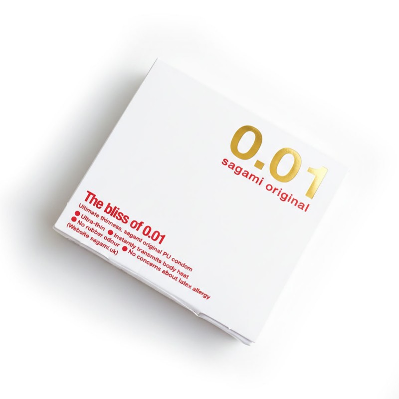 Polyurethane condoms Sagami Original 0.01 1 pcs — photo 3