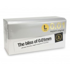 Поліуретанові презервативи Sagami Original 0.01 L-Size (великий розмір) 5шт