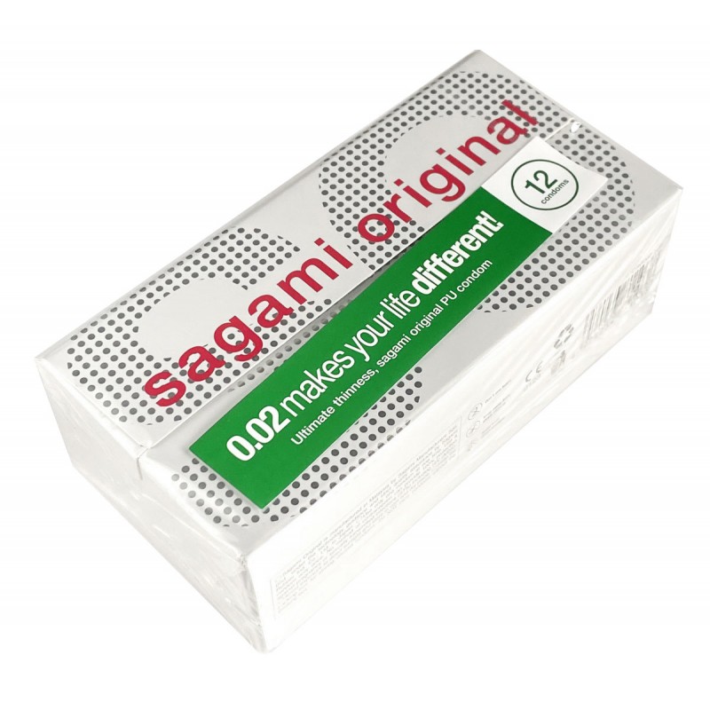 Polyurethane condoms Sagami Original 0.02 12 pcs — photo 3
