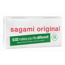 Полиуретановые презервативы Sagami Original 0.02 12шт