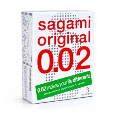 Полиуретановые презервативы Sagami Original 0.02 3шт