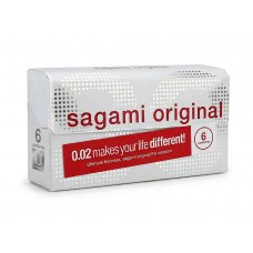 Поліуретанові презервативи Sagami Original 0.02 6шт
