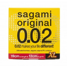 Поліуретанові презервативи Sagami Original 0.02 XL-Size (збільшені) 1шт