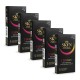 Condoms SKYN 5 Senses++ 25 pcs (5 packs of 5 pcs)