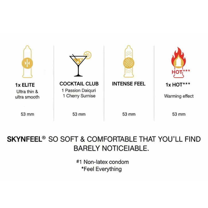 Condoms SKYN 5 Senses++ 5 pcs — photo 4