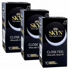 Condoms SKYN Close Feel snug fit non-latex 30 pcs (3 packs of 10 pcs)