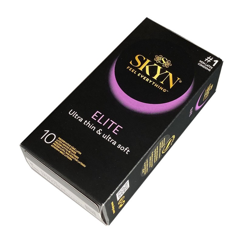 Condoms SKYN Elite super thin non-latex 60 pcs (6 packs of 10 pcs) — photo 3