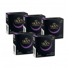 Condoms SKYN Elite super thin non-latex 15 pcs (5 packs of 3 pcs)