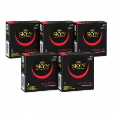 Condoms SKYN Intense Feel dotted non-latex 15 pcs (5 packs of 3 pcs)