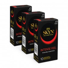 Condoms SKYN Intense Feel dotted non-latex 30 pcs (3 packs of 10 pcs)