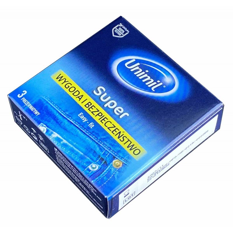 Condoms UNIMIL Super 3 pcs — photo 3