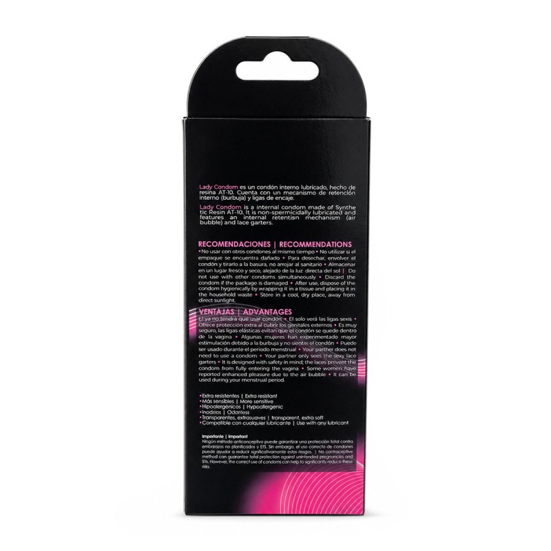 Female condoms UNIQ Lady 3 pcs — photo 2