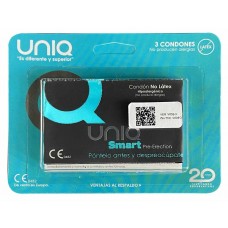 Latex-Free Condoms UNIQ Smart 3 pcs